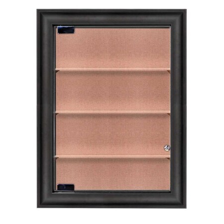 United Visual Products Outdoor Enclosed Combo Board, 42"x32", White Frame/Burgundy & Buff UVCB4232ODW-BURGUN-BUFF